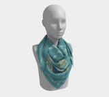 Kanawake 36 X / Silk Habotai Square Scarf