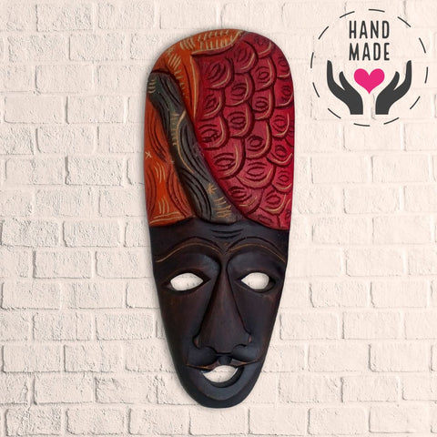 Las Escamas Mahogany Mask Masks