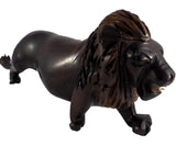 Lion Monarch In Black Sculptures