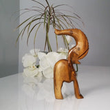 Lucky Dumbo Mahogany Statuette Sculptures