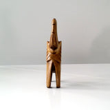 Mini Colossus Mahogany Statuette Sculptures