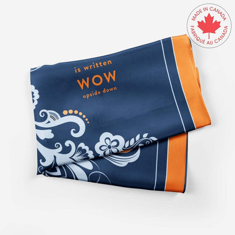 Mom Wow (English) Square Scarf