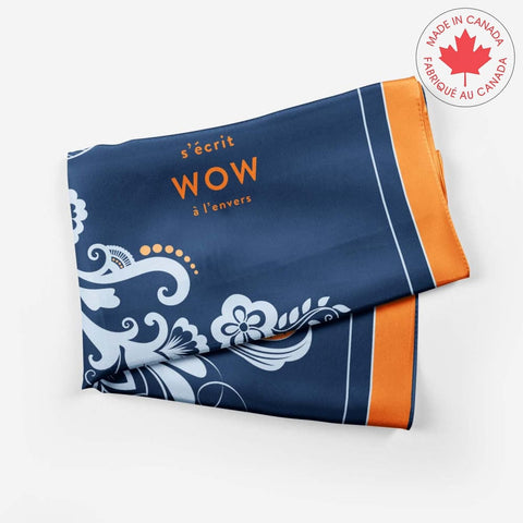 Mom Wow (French) Square Scarf