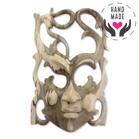 Nature Mood Hibiscus Wood Mask Masks