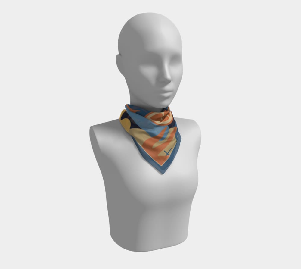 Okaloosa 16 X / Poly Chiffon Square Scarf