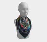 Pajaro En Flores 36 X / Silk Habotai Square Scarf