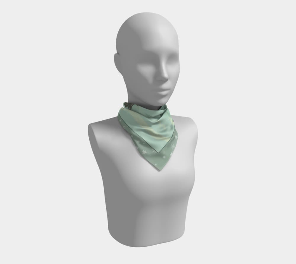 Shades Of Winter 16 X / Poly Chiffon Square Scarf