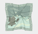 Shades Of Winter Square Scarf
