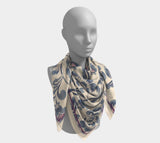 Sofia 50 X / Silk Habotai Square Scarf