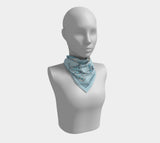 Suki Bleu 16 X / Poly Chiffon Square Scarf