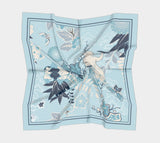 Suki Bleu Square Scarf