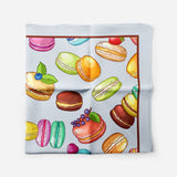 Sweet Macarons Square Scarf