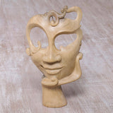 Sweet Memories Hibiscus Wood Standing Mask Masks