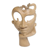 Sweet Memories Hibiscus Wood Standing Mask Masks