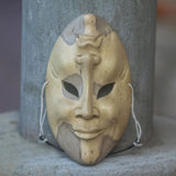 Tragi-Comedy Crocodile Wood Mask Masks