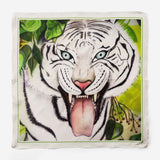 White Tigress Square Scarf