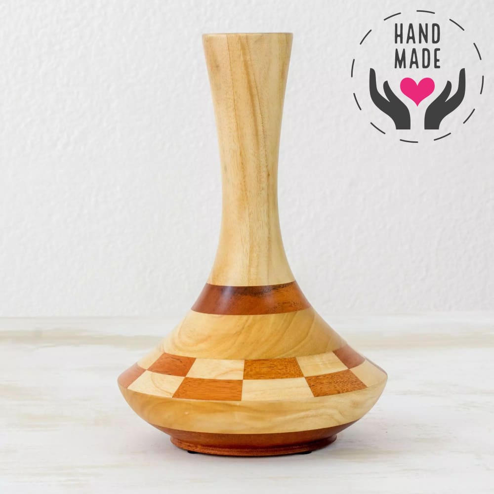 Wooden Harmony Flower Pot