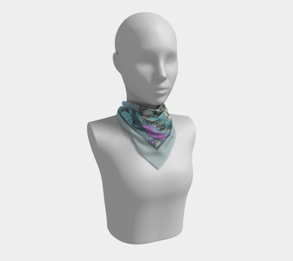 Zoey Square Scarf 16 X / Poly Chiffon