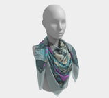 Zoey Square Scarf 50 X / Silk Habotai